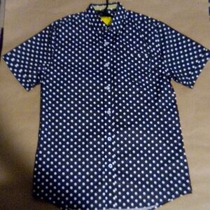 Men's Polka Dot Short Sleeve Shirt